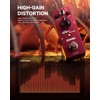 Donner Distortion Guitar Pedal, Morpher Mini Distortion 3 Modes Natural,