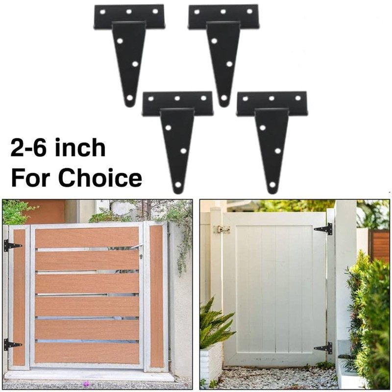 6 Pack Heavy Duty Tee Hinge, 50mm 2 Inch T