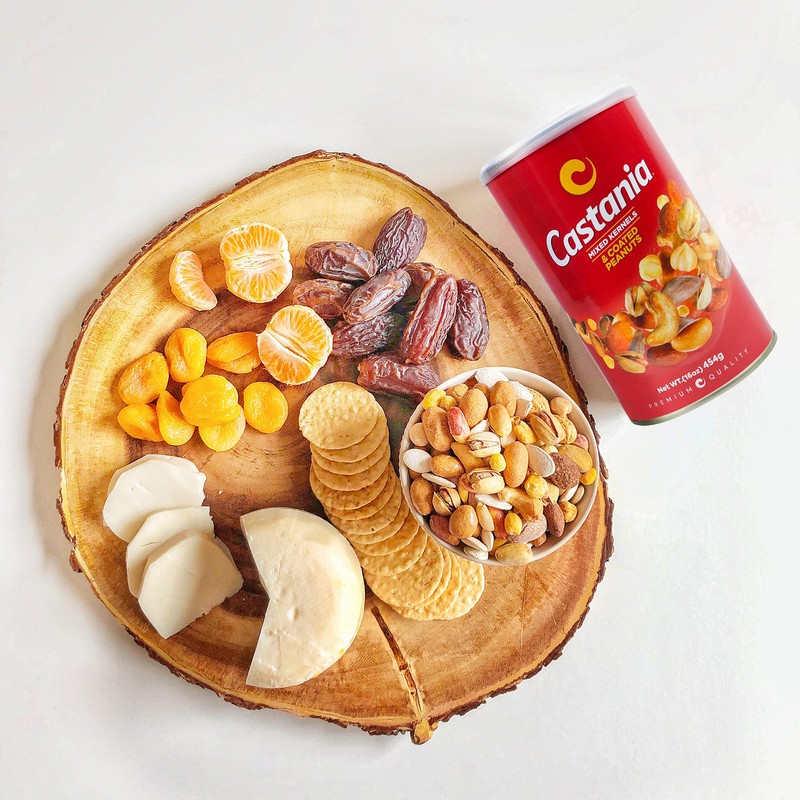 Castania Lebanese Nuts, Mixed Kernels with Kri Kri, Pistachios, Almonds,
