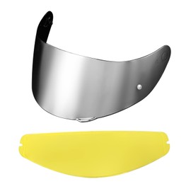 PSLER K1 Visor - K1 s Visor K3sv Tinted Visor k5 Face Shield Replacement for k1 k1s k3sv k5,Anti-Fog Film + Deep Silver Visor