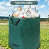Pilntons 3 Pack 137 Gallons Reusable Yard Waste Bags with