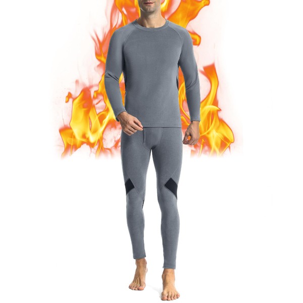 Runhit Thermal Underwear for Men Base Layer Long Underwear Cold