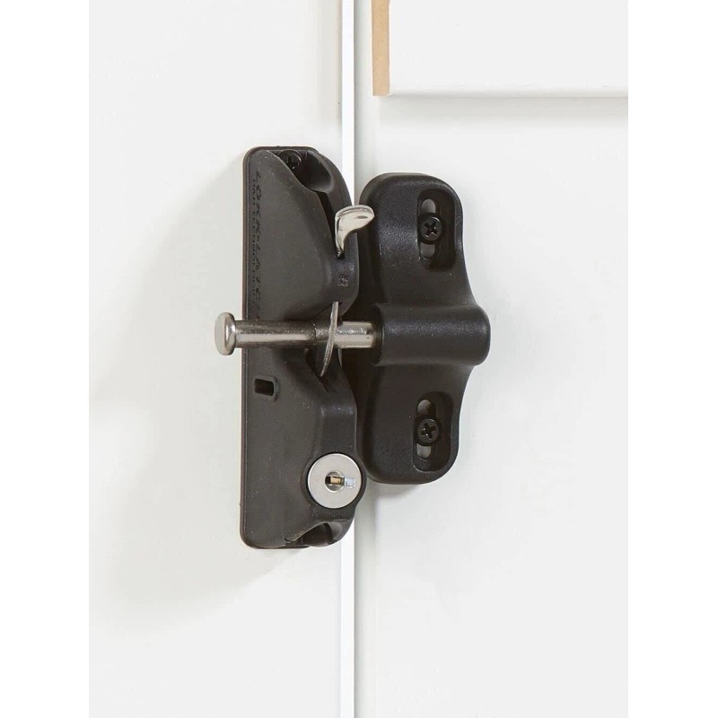 KWIK9 National Hardware V6201 LTCH BLK N346-201 4-9/16" LokkLatch Automatic