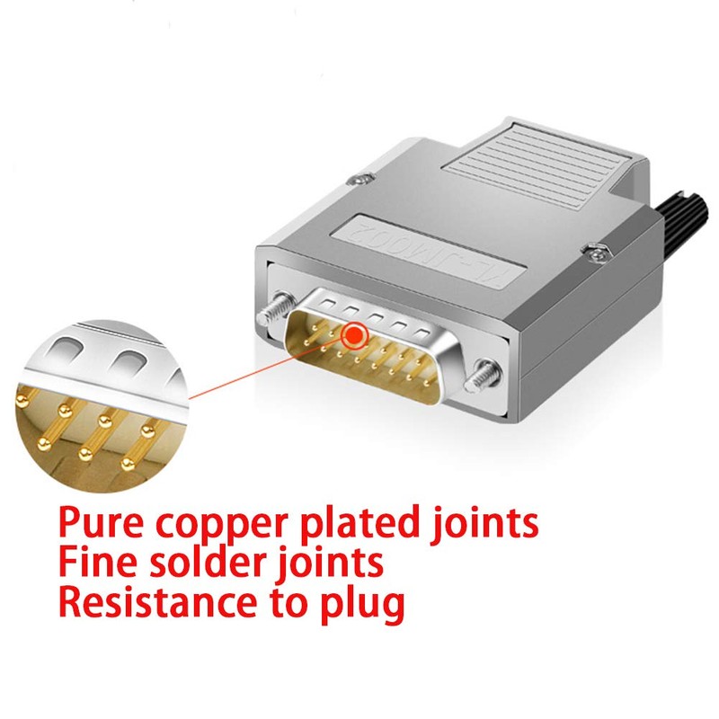 ANMBEST DB15 Solderless Serial to 15-pin Port Terminal Adapter Connector