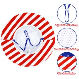 Baby Sun Hat 6-12 months Infant Sun Hat Baby Girl Sun Hat for Baby Summer Hat America Hat Baby Swim Hat Baby Boy Hats