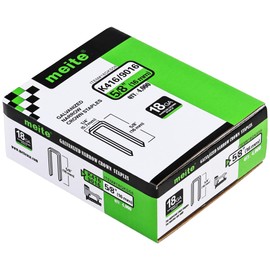 meite 18 Gauge 1/4-Inch Narrow Crown Staples, 5/8-Inch Length Heavy Duty Galvanized Upholstery Staples for Electric or Pneumatic Narrow Crown Staple Guns (10 Boxes)