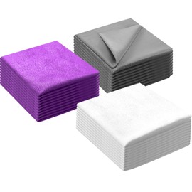 Microfiber Cleaning Cloth for Glasses, 30 Pack Ultra Fine Lens Cleaning Clothes for Screens Eyeglasses and Phones(6X7 INCH)