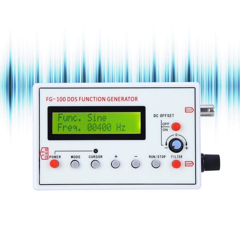 Function Generator Sine Rectangle Triangle Wave DDS DC3.5-10V Signal Generator
