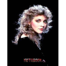 Notebook : Stevie Nicks Blank Lined Notebook Size 8.5x11, Christmas, Thankgiving Notebook and Birthday Gifts for Girls, Boys and Kids #161