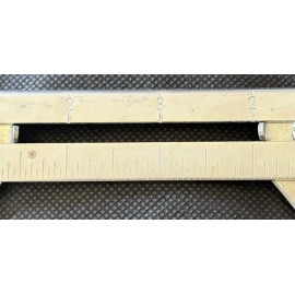 Cain Mfg. 6" Stainless Sheet Metal Marking Ruler Scribe, Made in USA