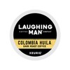 Laughing Man Colombia Huila Coffee Single-Serve K-Cups for Keurig Brewers,