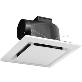 Bathroom Exhaust Fan for Ceiling Mount, 11.8" Household Bath Vent Ventilation Fans with 1.0 Sones Quiet Operation, 110 CFM with 4" Duct Collar, 26W Low Consumption