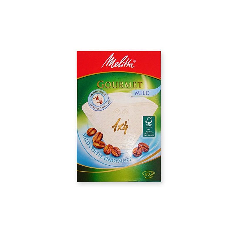 Melitta Gourmet MILD Coffee Papers Pk 80.