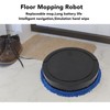Floor Mopping Robot Low Noise Intelligent Avoid Obstacles Wet Dry