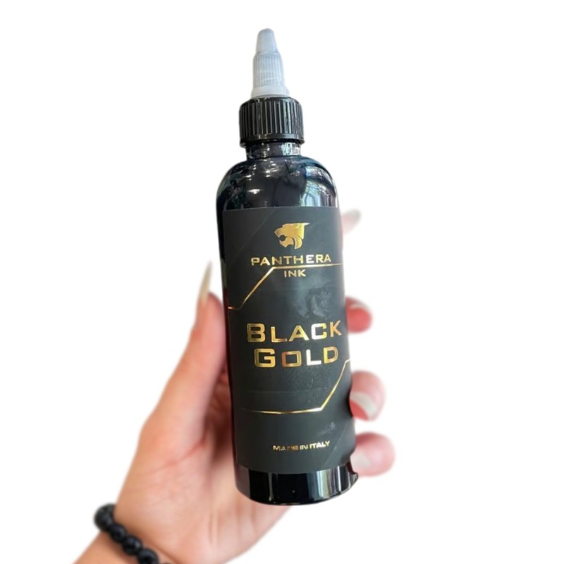 Panthera Black Gold 150ml Tattoo Ink - Ink Reach Compliant