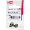 EFCO Augen, der Kunststoff, grün/schwarz, plastik, grün/schwarz, 10 mm, 4-Piece