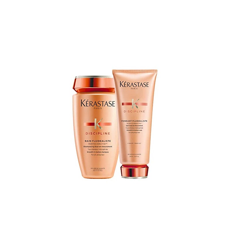 Kerastase Discipline Bain Fluidealiste Shampoo 250ml & Fondant Fluidealiste 200ml