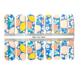 Glam Girl Nails Fruit Salad Nail Polish Strips / Nail Wraps / Nail Stickers