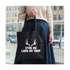 Hippowarehouse stag do lads on tour Tote Shopping Gym Beach Bag 42cm x38cm,10 litres