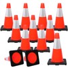 Traffic Safety Cone 18 Inches, with Reflex Collars of Parking