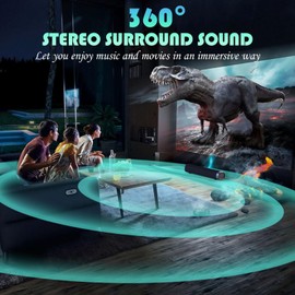 Jierben Bluetooth Speaker Sound Bar for Smart TV – 50W Home Theater Speakers with Optical/AUX, Compatible with Fire TV Stick, Wall Mountable Soundbar