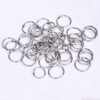 1" & 0.75" Bookbinding Rings Silver Pack of 100