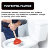 Supply Giant SU3249 Force Cup Rubber Plunger, with 18” Wooden