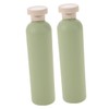 WOONEKY 2pcs Flip Cap Travel Bottles Portable Toiletry Containers for