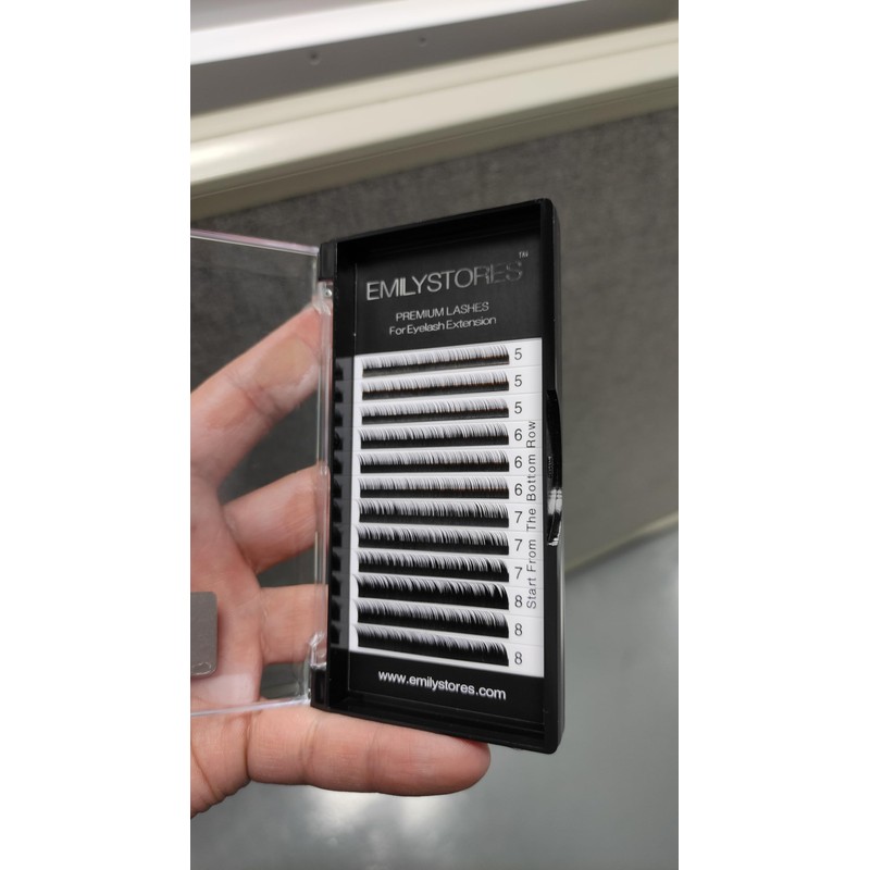 EMILYSTORES Bottom Lash Extension Eyebrow Eyelash Extensions Under Lower False