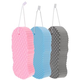FOMIYES 3pcs Bath Sponge Body Sponges for Shower Exfoliating Shower Sponge Dead Skin Remover Shower Pouf Mesh Shower Exfoliate Shower Loofah Bath Scrub Bath Towel Baby Lightweight Pva