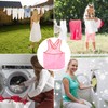 TZMFHD Laundry Apron With Pouch, Exquisite Sleeveless Clothes Drying Apron,
