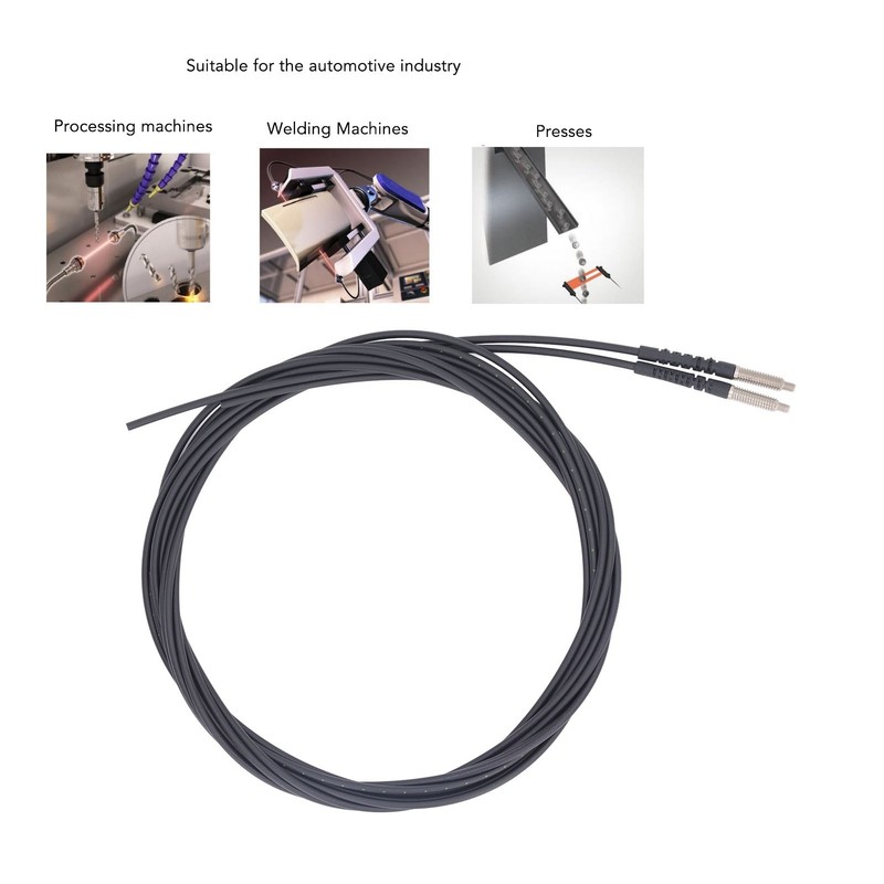 Fiber Optic Sensor 0 to 3600mm Distance Measuring M4 Thread
