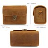 MegaGear MG1725 Pebble Genuine Leather Camera Case Bag for Instant