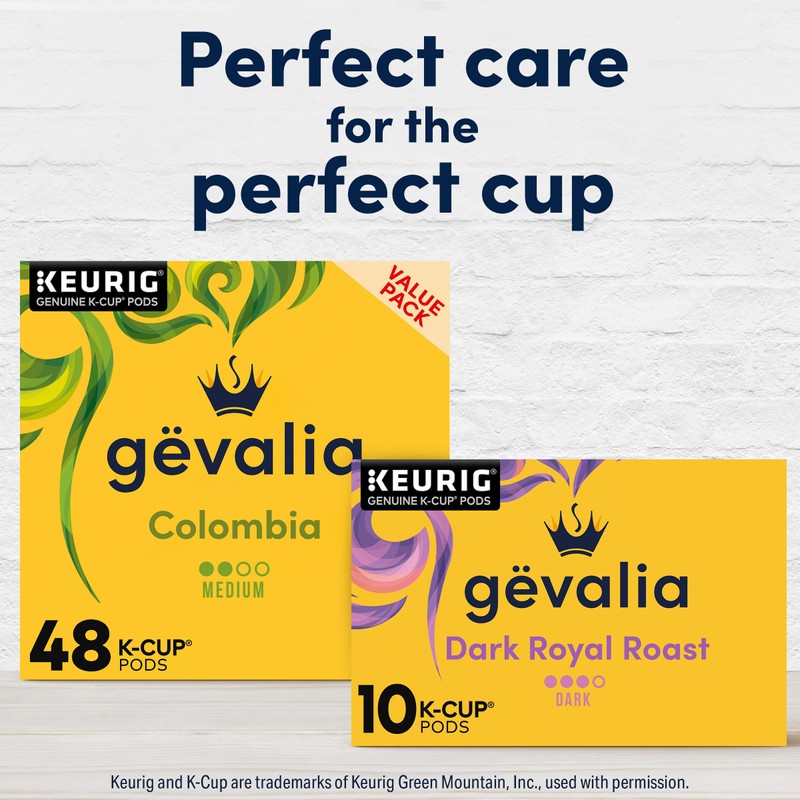 Gevalia Dark Royal Roast Dark Roast K‐Cup Coffee Pods, 10
