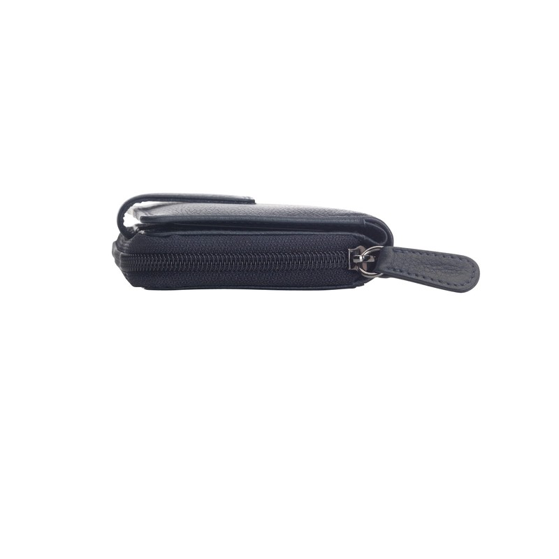 Josephine Osthoff Large Double Zip Braided Leather Women's Wallet with