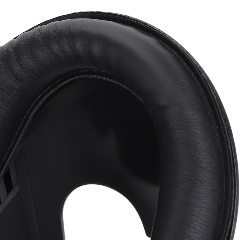 VR Face Pad Black Raised PU Leather Sweat Proof Light