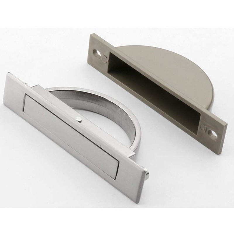 1 Pack Concealed Drawer Door Finger Insert Recessed Flush Pull