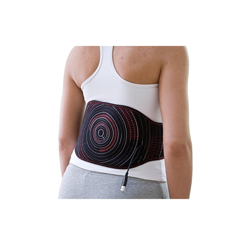 Qfiber Usb Powered Heat wrap black/red 1 pounds 1 piece