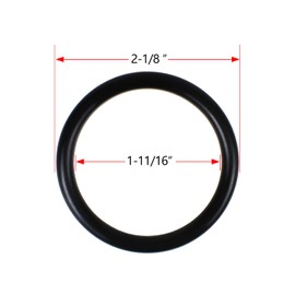(5 Pack) for T&S Brass 010389-45 O-Ring Replacement Plunger Rubber Gasket for Three-Layer Sink Drain and Torsion Waste Drain Valve Seals