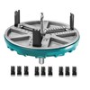 Adjustable Hole Saw Kit with 12 Blades Round Hole Opener