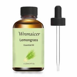 Lemongrass Essential Oil 4 Oz - 100% Pure - Premium Lemongrass Oil for Diffuser, DIY Soap, Candle, Skin, Massage Oil & Aromatherapy 120 mL