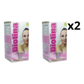 Biotina, Colágeno Y Ácido Hialurónico 60 Cápsulas 2 Piezas                                                                                            