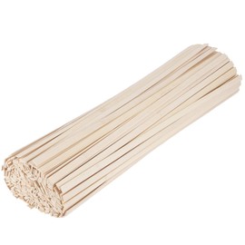 KOHAND 600pcs Natural Bamboo Sticks, 15.5x0.35 Inch Craft Sticks for Paint Stirring, Mixing Epoxy Resin, Waxing Wooden Crafting
