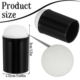 30 Pcs Finger Sponge Daubers Finger Face Paint Sponges Ergonomic Face Painting Sponges Drawing Foam Brush Paint Tools for Painting Stamping Ink Crafts Card Making