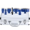 9 Pack Premium Diamond Drill Bit Set - Versatile Tools
