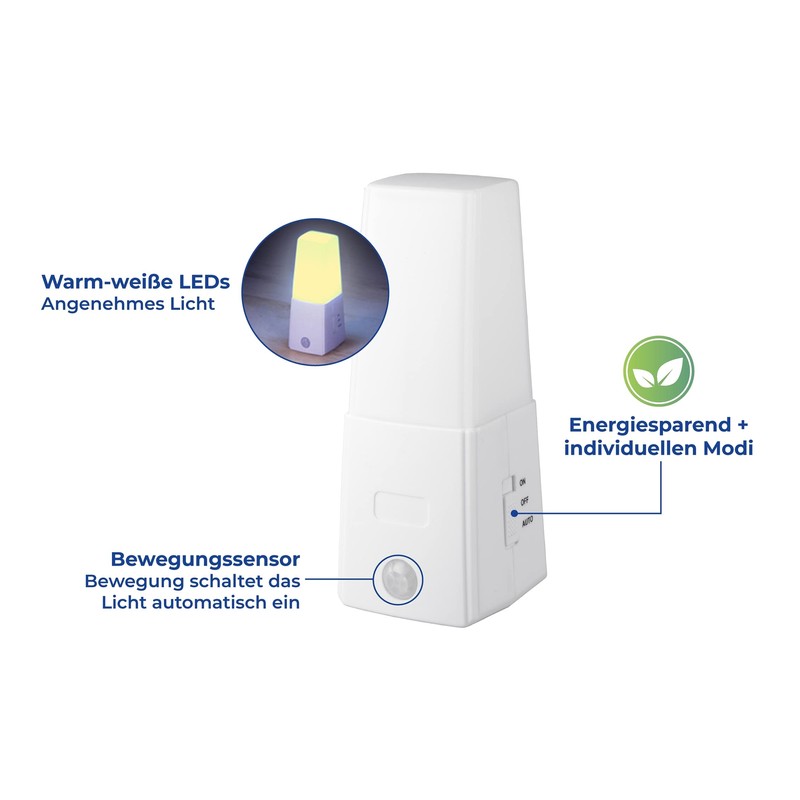 WENKO Maximex LED Night Light with Motion Sensor, Underbed Light