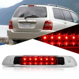Auto Dynasty Rear High Mount Black Housing LED 3rd Third Brake Light Stop Lamp Compatible with Toyota Highlander 01-03