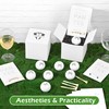 Daileeby 4 Sets Groomsman Proposal Gift Box with Golf Balls,