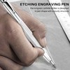 10 Pieces Tungsten Carbide Scriber with Magnet Aluminium Engraving Pen