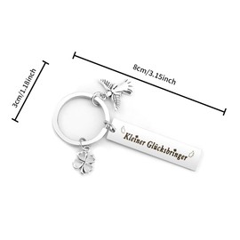 Guardian Angel Keyring, Christening Gift, Christian Gifts, Baby Shower Decoration Girl, Key Ring Lucky Charm, Christening Gift, Christening Gift Girls, Small Lucky Charm, Gifts for Christening,